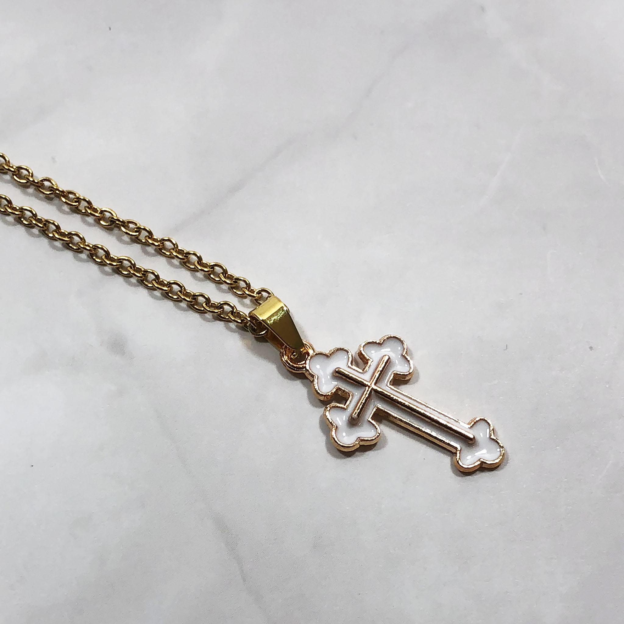 Diva Cross Necklace